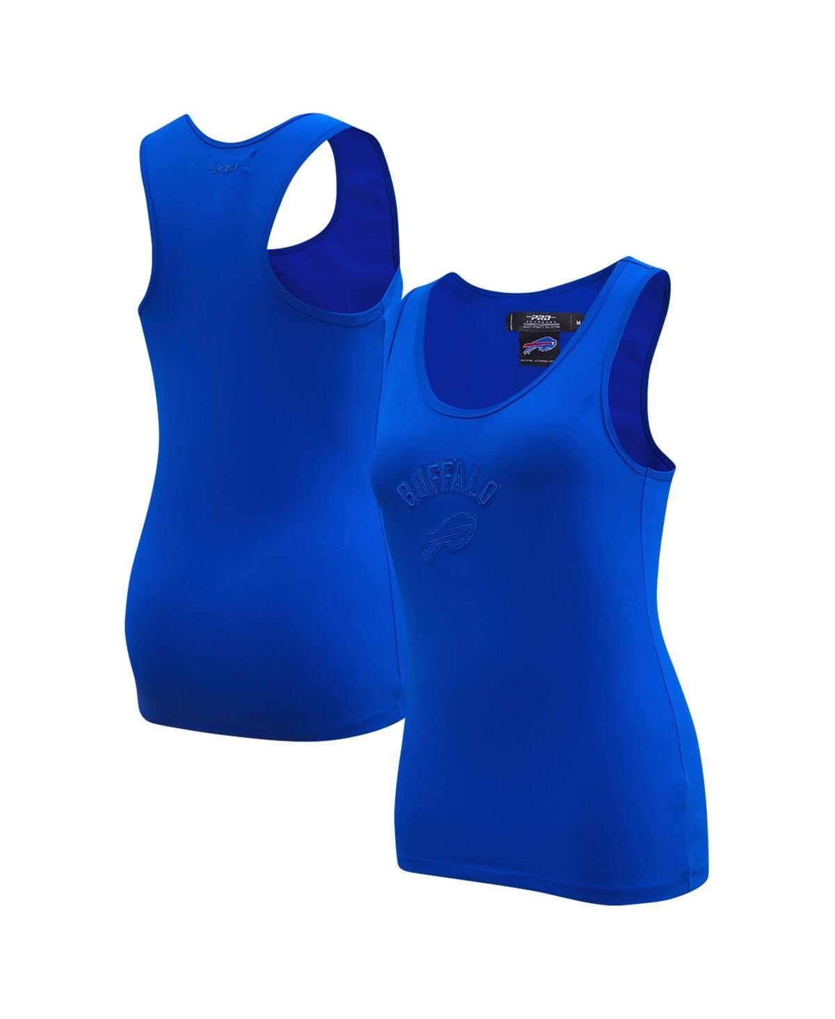 Women's Royal Buffalo Bills Triple Tonal Racerback Tank Top - Royal