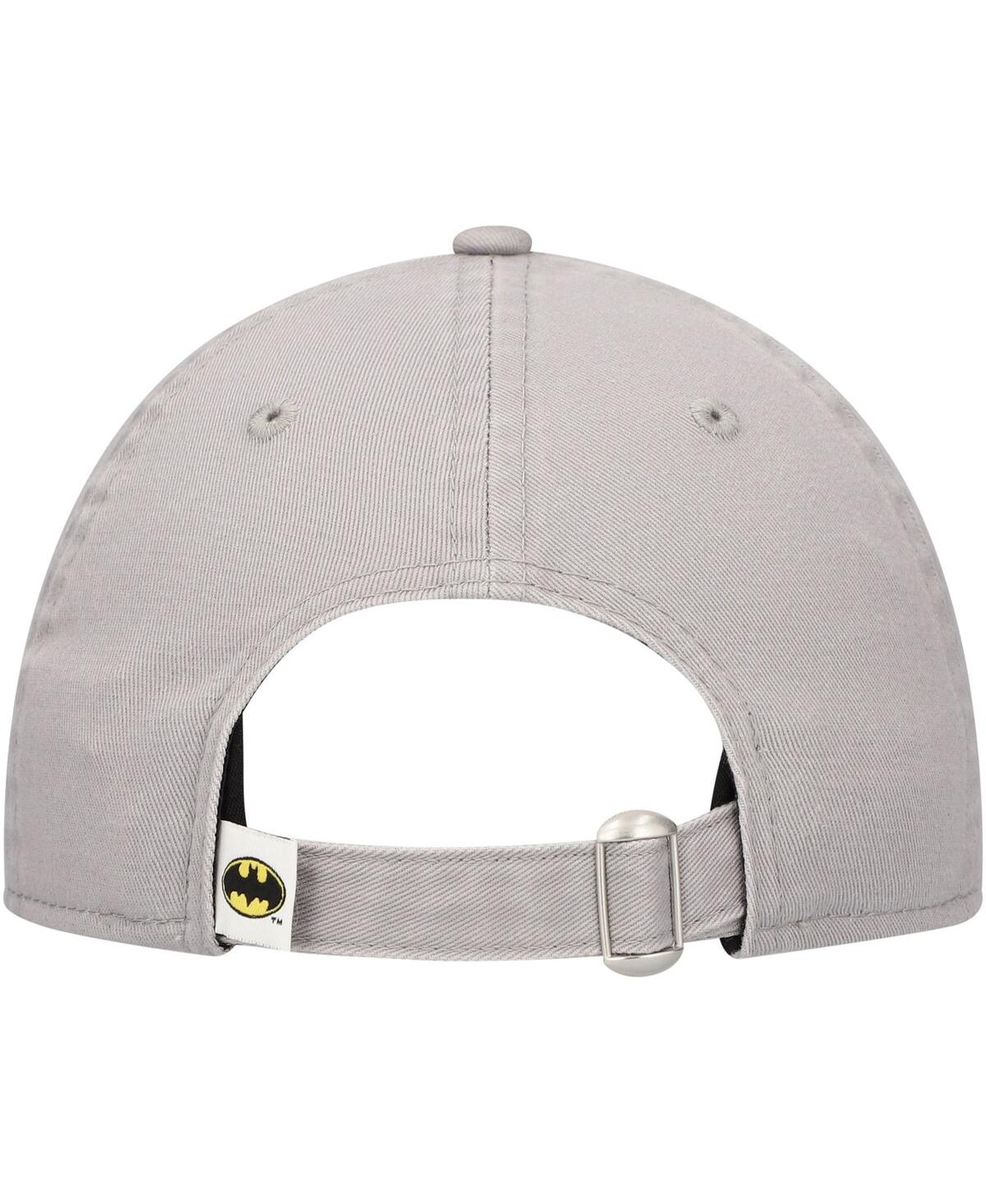 New Era Big Boys And Girls Gray Batman 9twenty Adjustable Hat In Gray