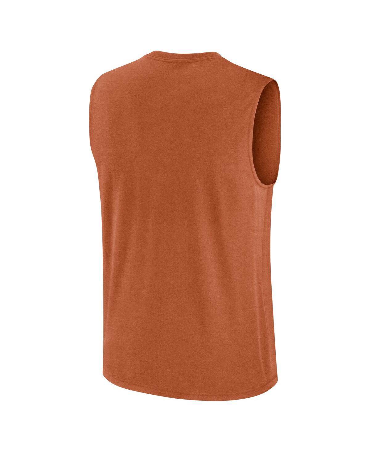 Nike Men's Texas Orange Texas Longhorns Primetime Legend Lock Up Performance Muscle Tank Top