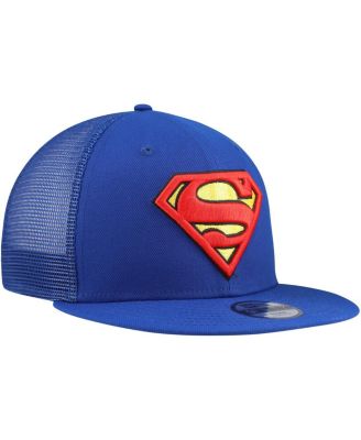 Big Boys and Girls Blue Superman 9FIFTY Trucker Snapback Hat