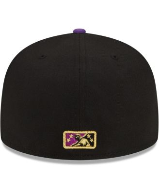 Men's Black/Purple Fresno Grizzlies Tacos Theme Night 59FIFTY Fitted Hat