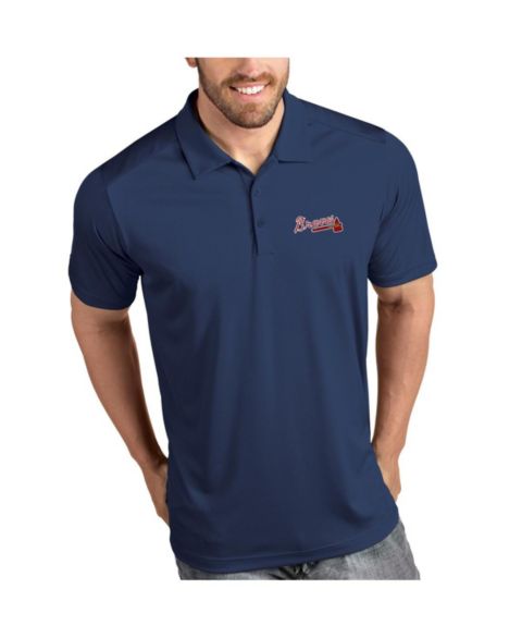Мужское поло Antigua Navy Atlanta Braves Tribute Polo