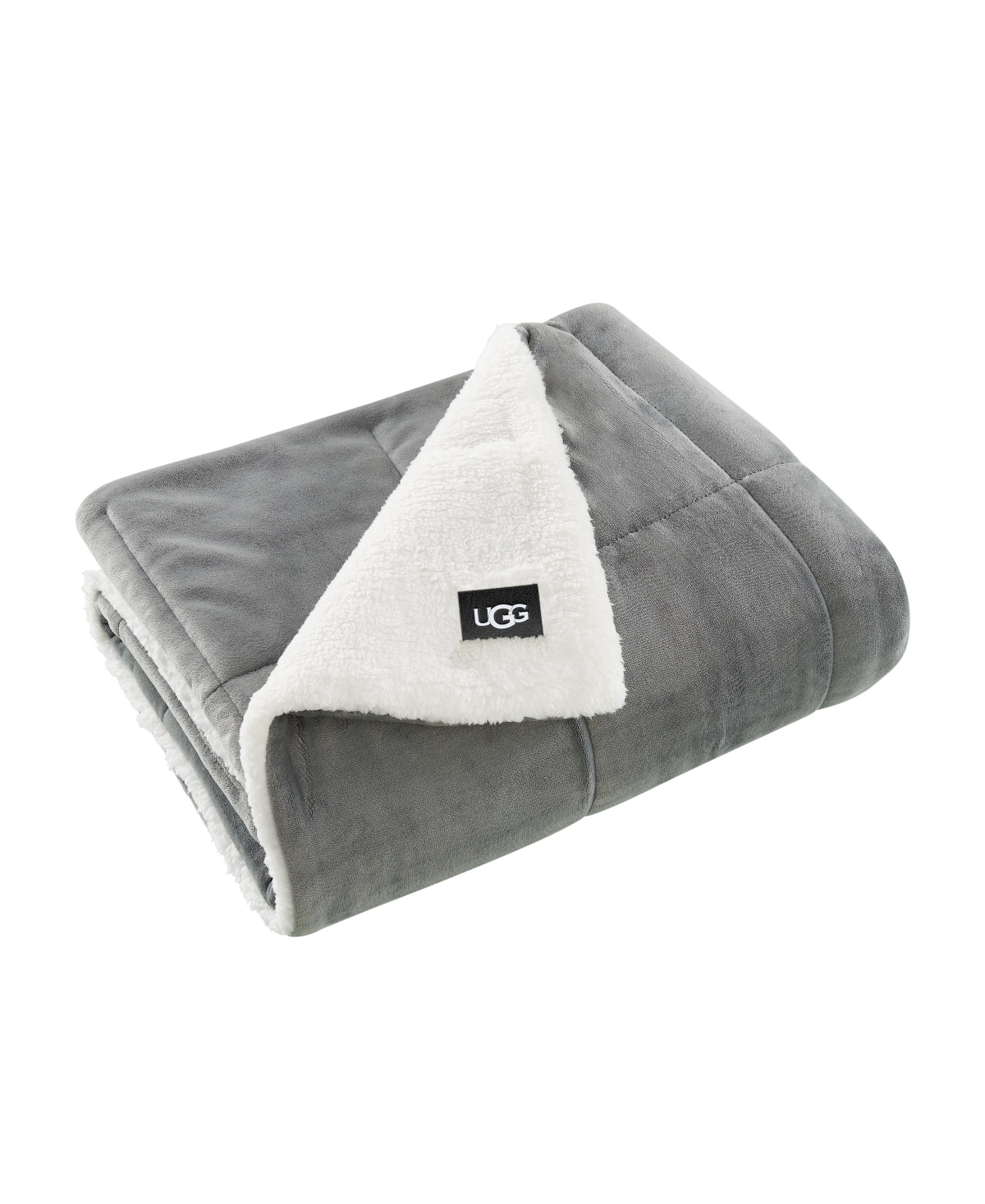 Ugg Avery Plush Reversible 3-pc. Comforter Set, King In Seal Grey