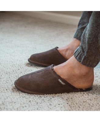 Men's Dave Printed Berber Suede Scuff Slippers