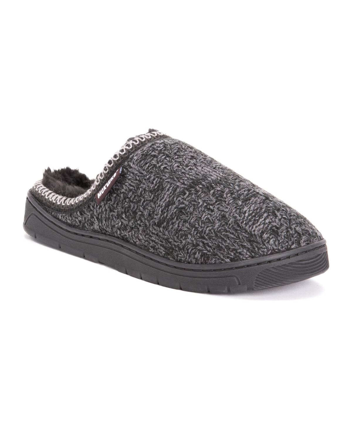 Men's Gabriel Clog Slippers, Black, S (8-9) - Dark blue