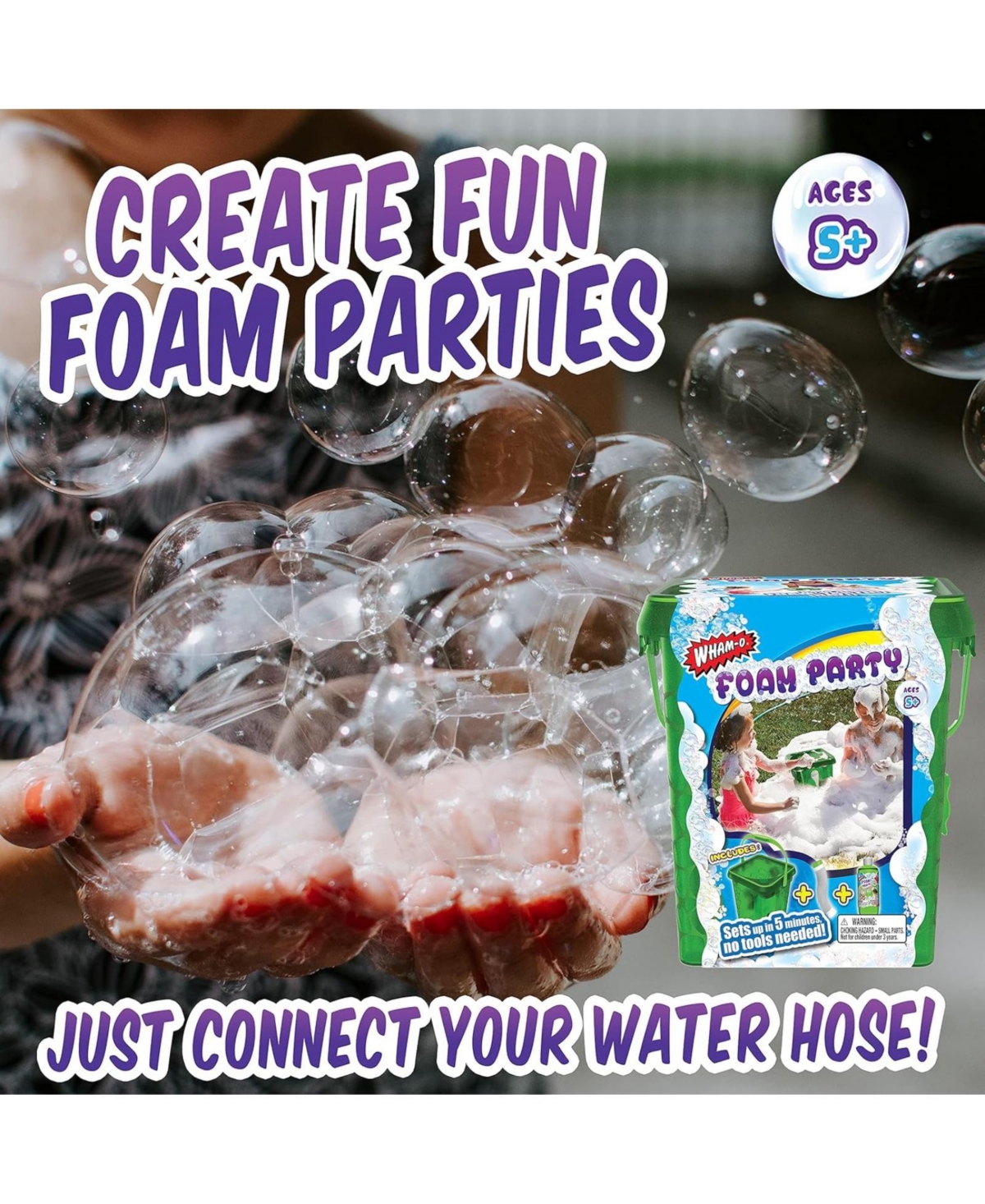 Foam Party Bucket Foam Maker for Kids Foam Parties