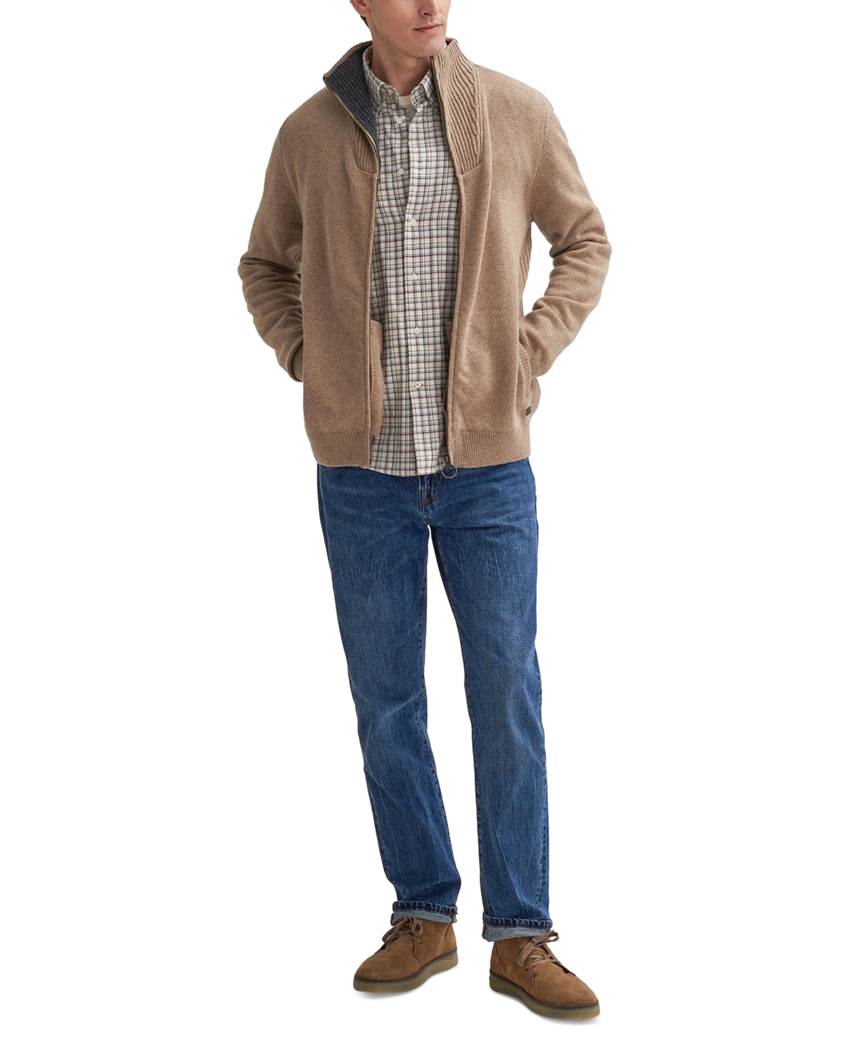 Barbour Men's Nelson Full-Zip Cardigan