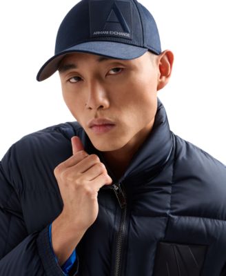 A|X Armani Exchange - Men's Limited Edition -Line Patch Baseball Hat