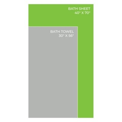 Bath Sheet | White | 40"x72" | Turkish Cotton and Viscose Material Blend | Extra Smooth, Odor Resistant and Highly Absorbent