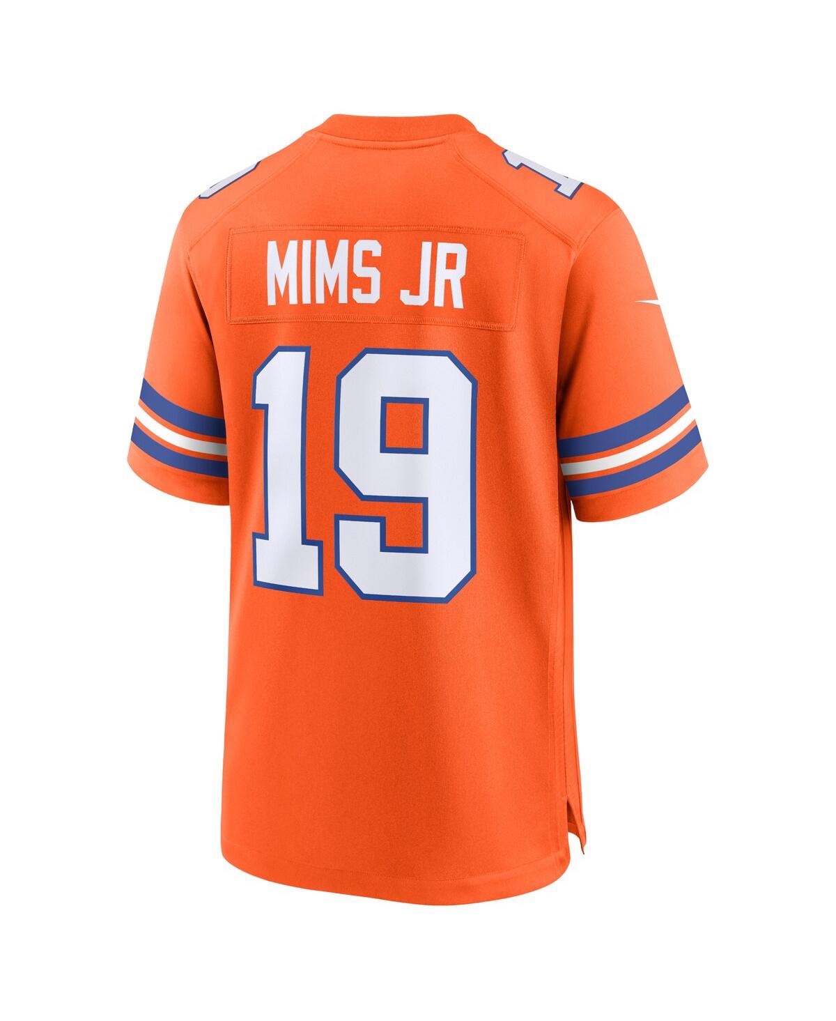Nike Men's Marvin Mims JrDenver Broncos Mile High Collection 1977 Throwback Player Game Jersey - Orange