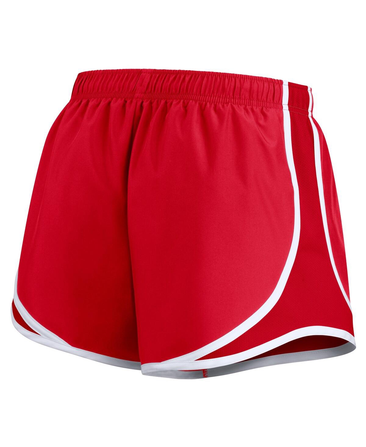 Nike Women's Red Georgia Bulldogs Primetime Tempo Performance Shorts In Red