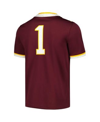 Men's 1 Maroon Minnesota Golden Gophers Untouchable Football Replica Jersey