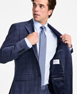 Men's Slim-Fit Wool-Blend Suit Jacket