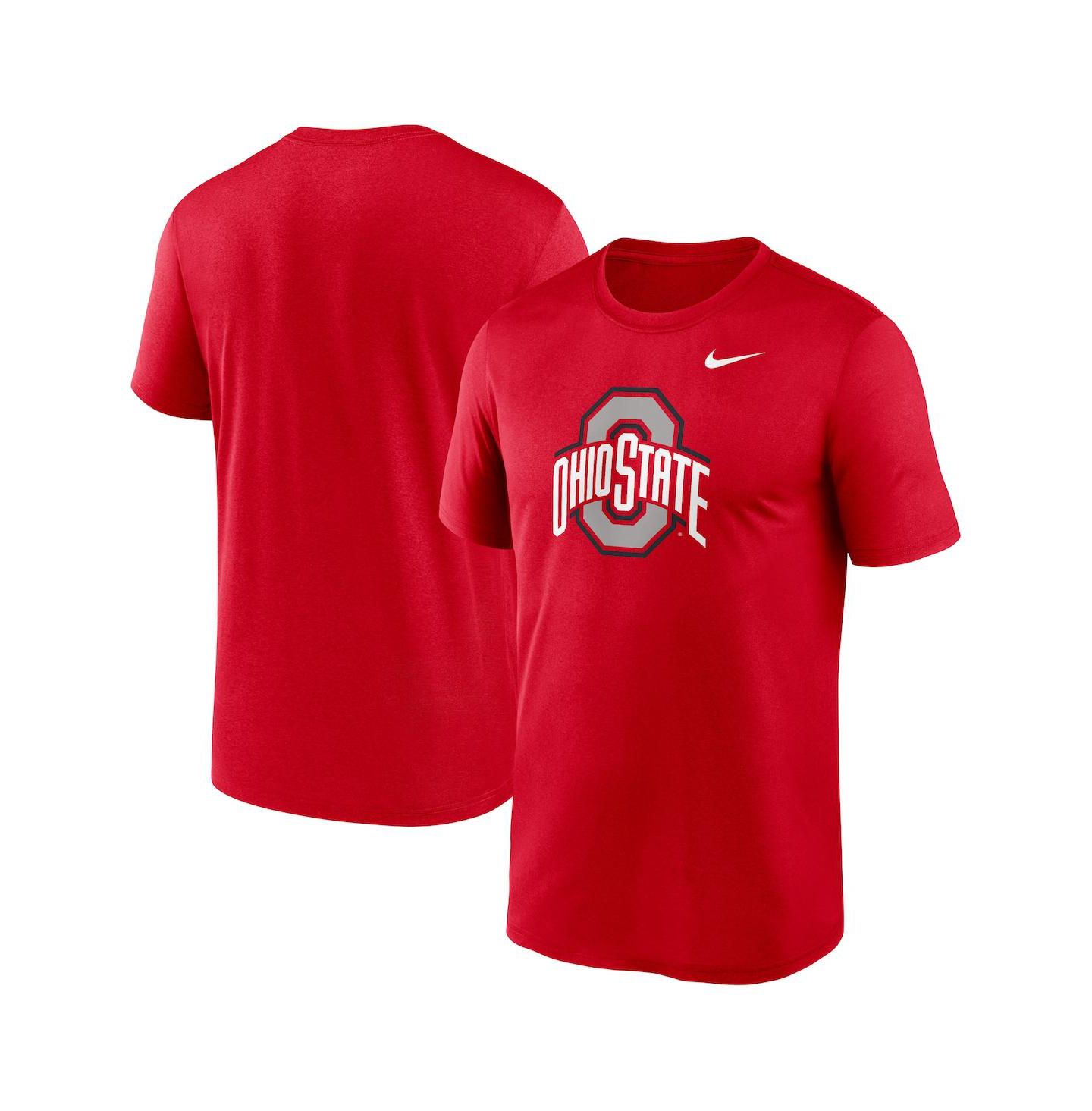 Мужская футболка Nike Scarlet Ohio State Buckeyes Primetime Legend Logo — фото 1