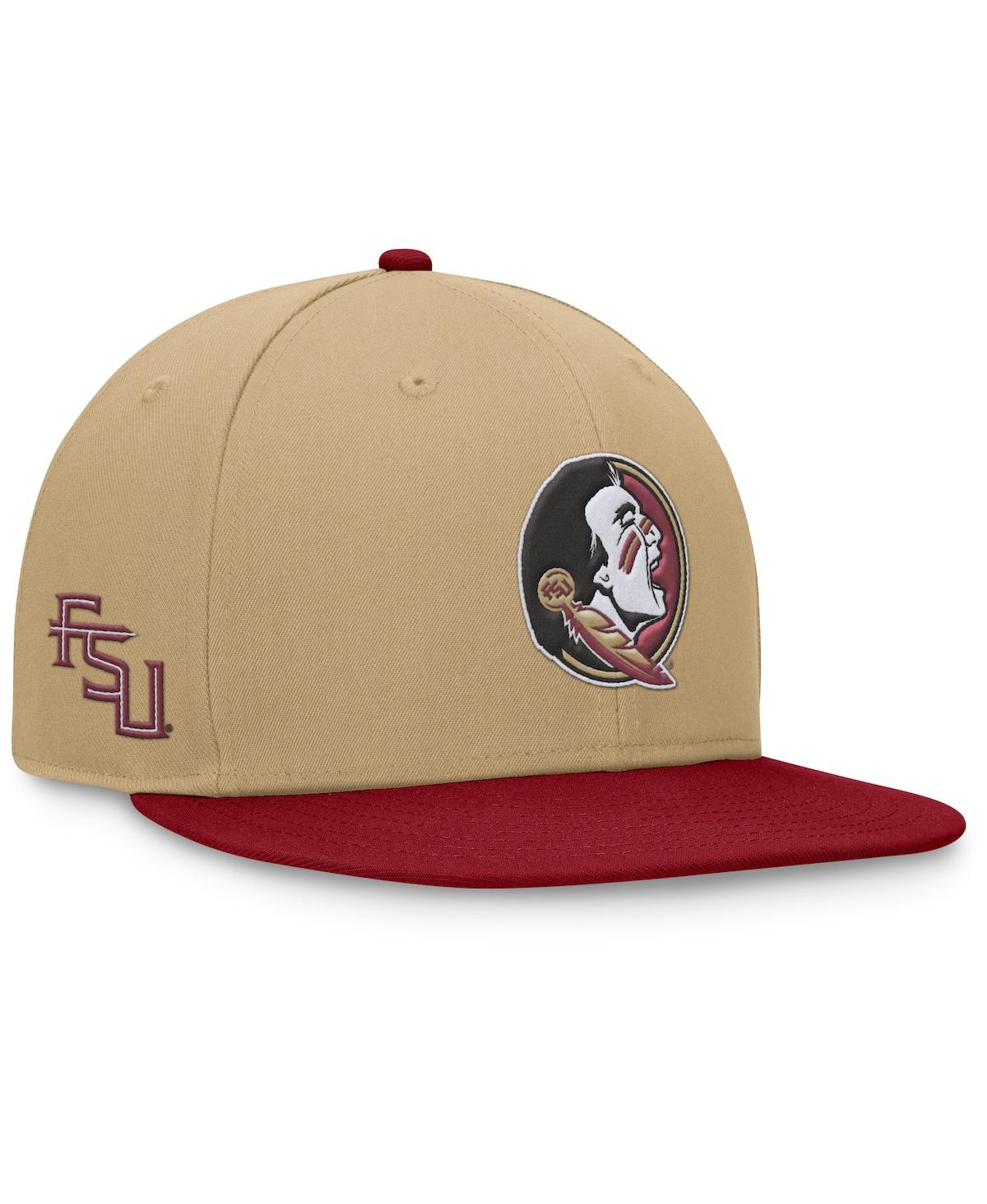 Top Of The World Men's Gold/garnet Florida State Seminoles Rally Two-tone Fitted Hat In Gold,garnet