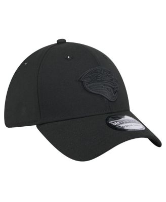Men's Black Jacksonville Jaguars Throwback 39THIRTY Flex Hat