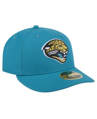 Men's Teal Jacksonville Jaguars Throwback Logo Omaha Low Profile 59FIFTY Fitted Hat