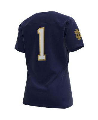 Women's 1 Notre Dame Fighting Irish Replica Football Jersey