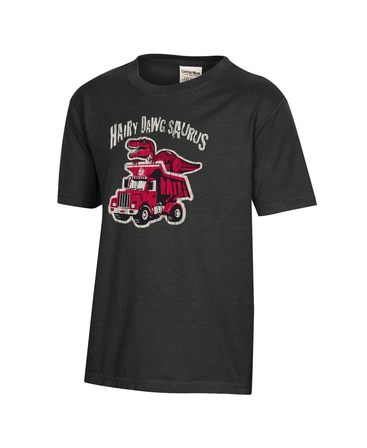Shop Comfortwash Big Boys And Girls Black Georgia Bulldogs Dino Truck T-shirt