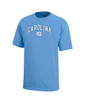 Big Boys and Girls Carolina Blue North Carolina Tar Heels Arch Over Logo T-Shirt