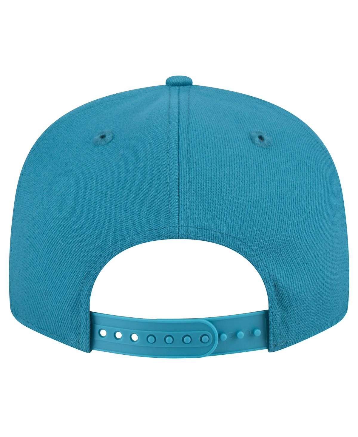New Era Men's Teal Jacksonville Jaguars Throwback Crawl Standard 9fifty Snapback Hat In Teal