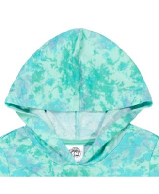 Rainbow Dash Girls French Terry Pullover Crossover Hoodie Toddler to Big Kid