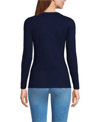 Women's Long Sleeve Micro Rib T-Shirt