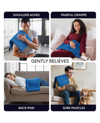 Electronic Heating Pad Temperature Control Machine Washable with Timer 33"x17"