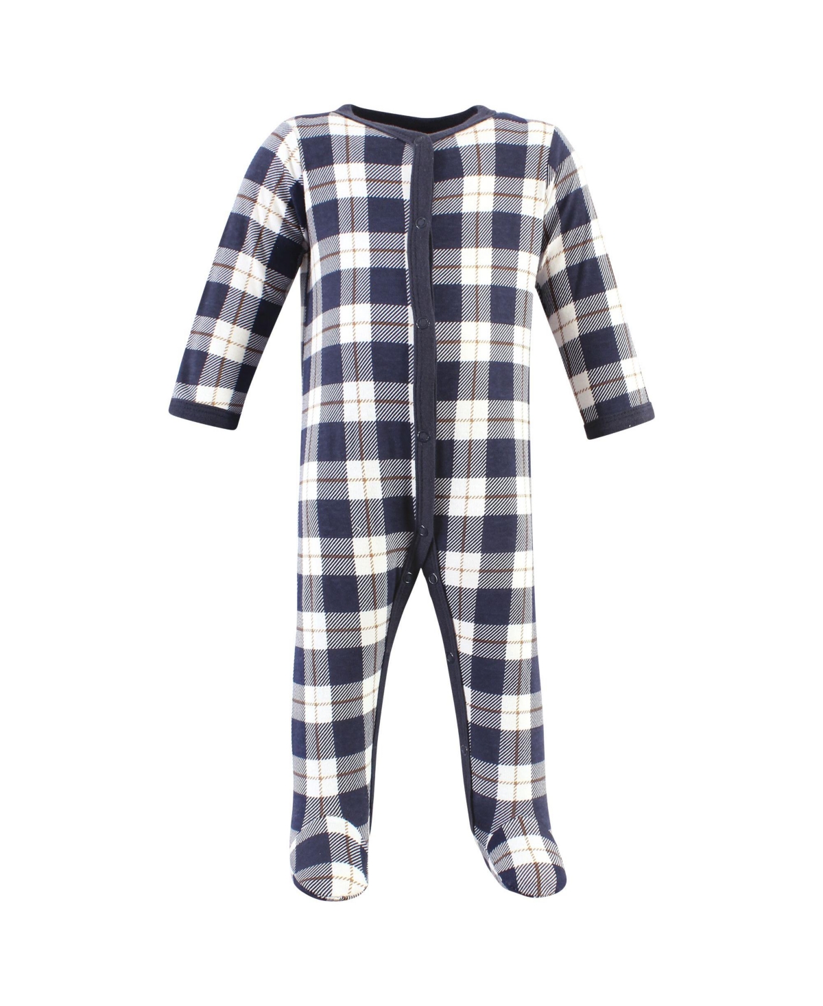 Hudson Baby Baby Boys Cotton Sleep and Play, Bodysuit and Bandana Bib Set,- Football huddles