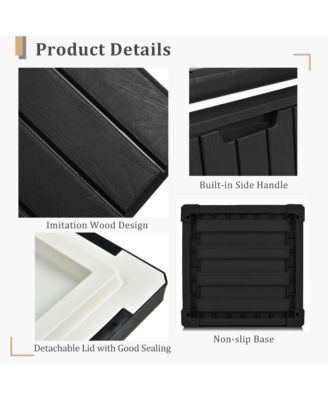 10 Gallon Ice Cooler w/ Built-in Handles and Detachable Lid