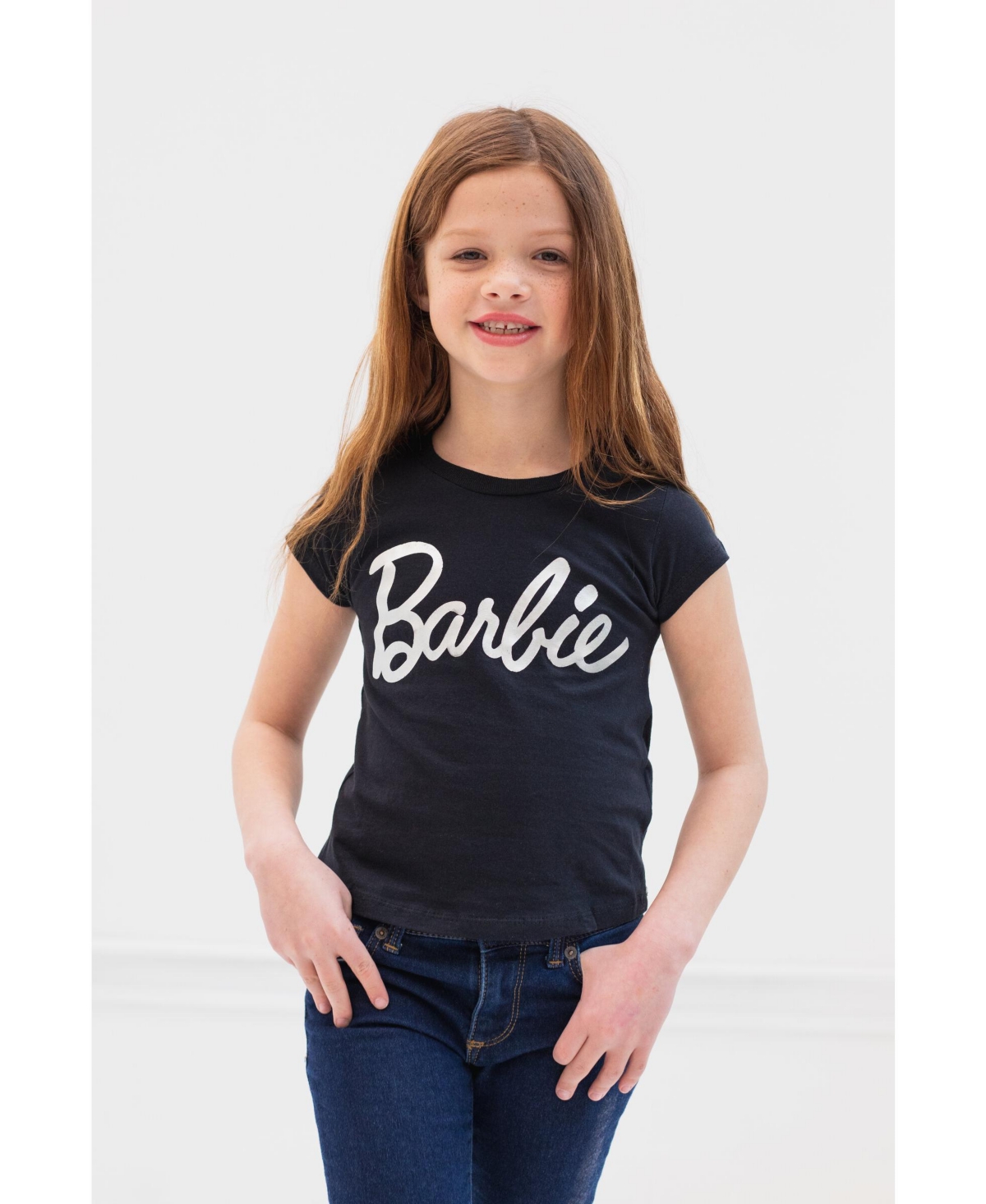 Barbie Girls Logo Pullover T-Shirt -/ silver