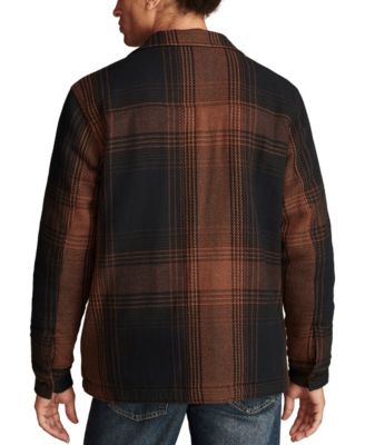 Men's Plaid Shirt Jacket
