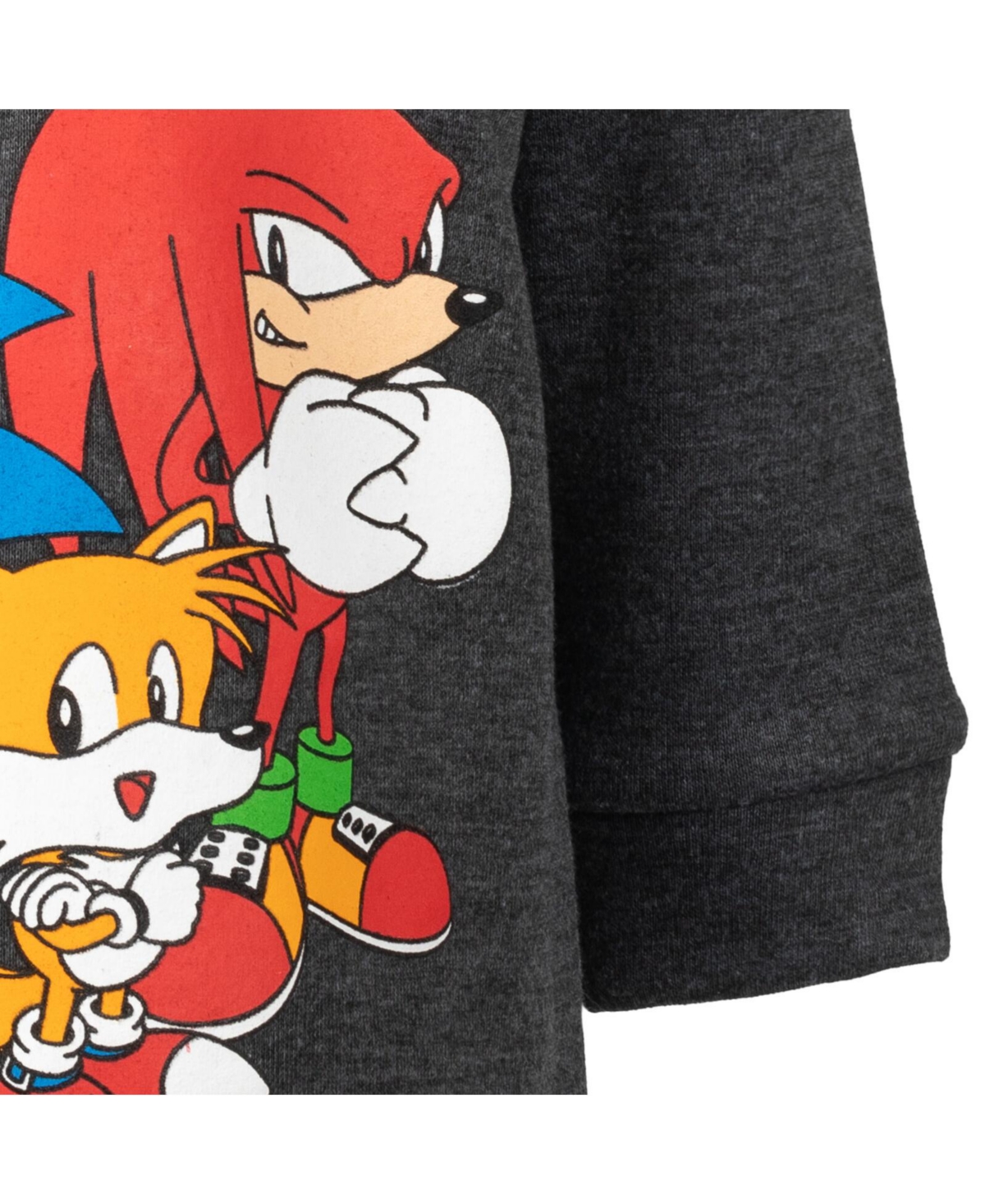 Sega Boys Sonic the Hedgehog Fleece Half Zip Hoodie to