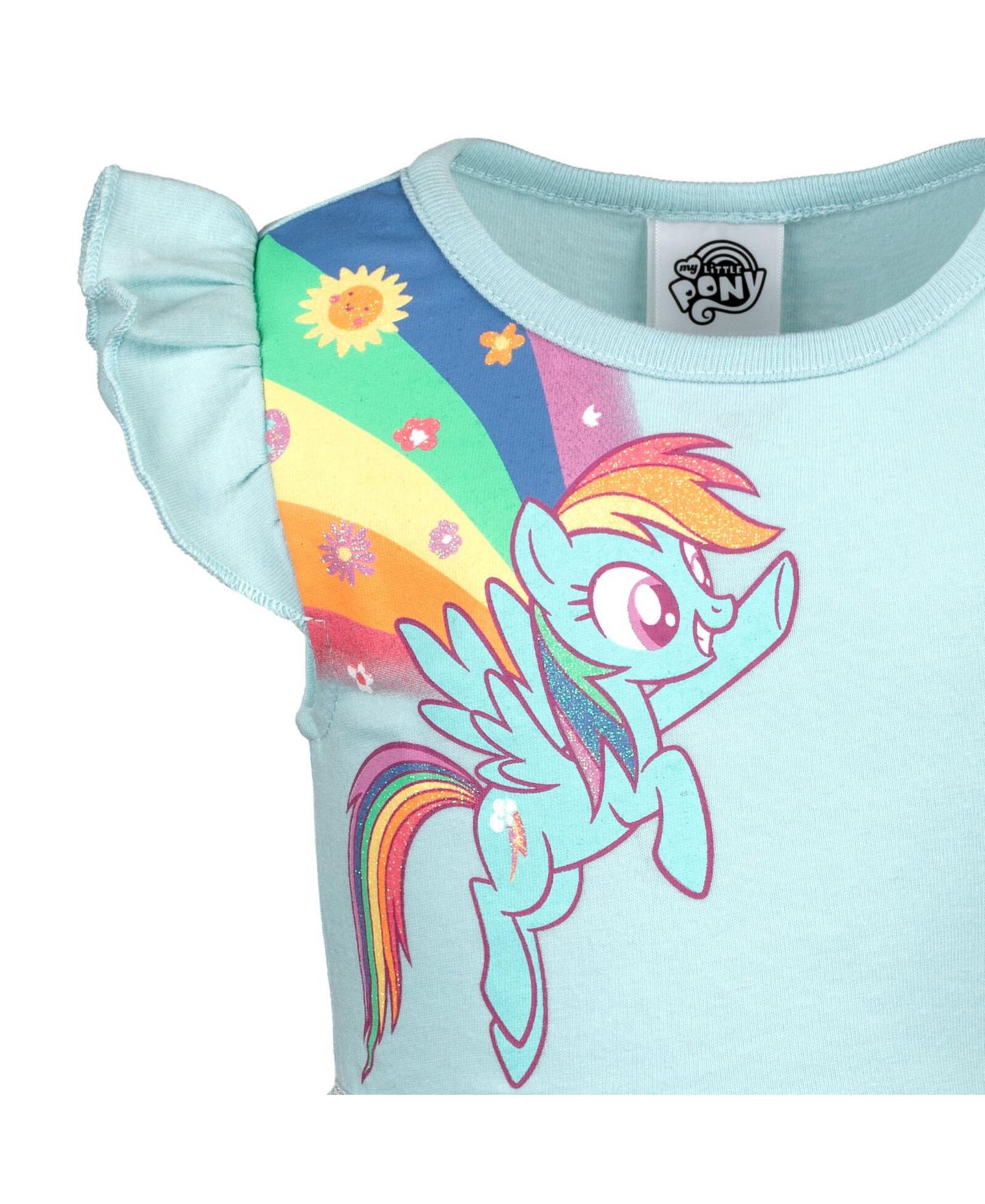 Детское платье My Little Pony Pinkie Pie Rainbow Dash Girls Dress Toddler to — фото 3