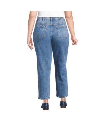 Women's Denim High Rise Utility Cargo Ankle Jeans