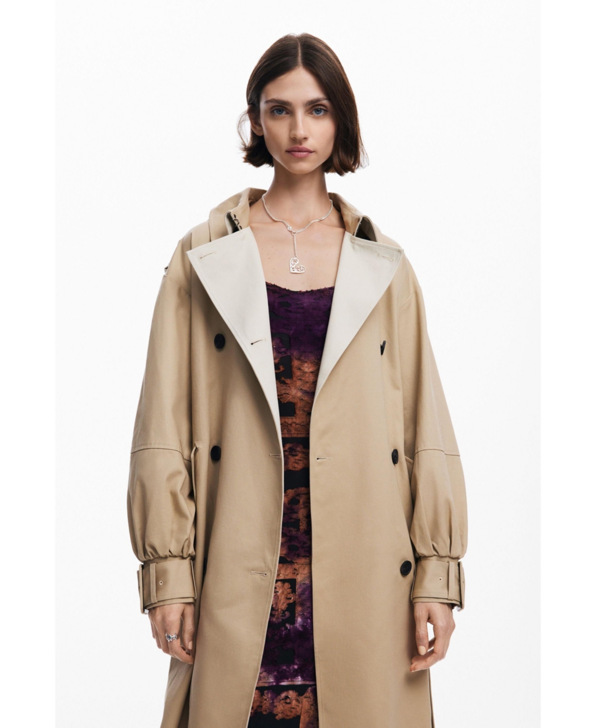 Desigual Women's Combined trench coat