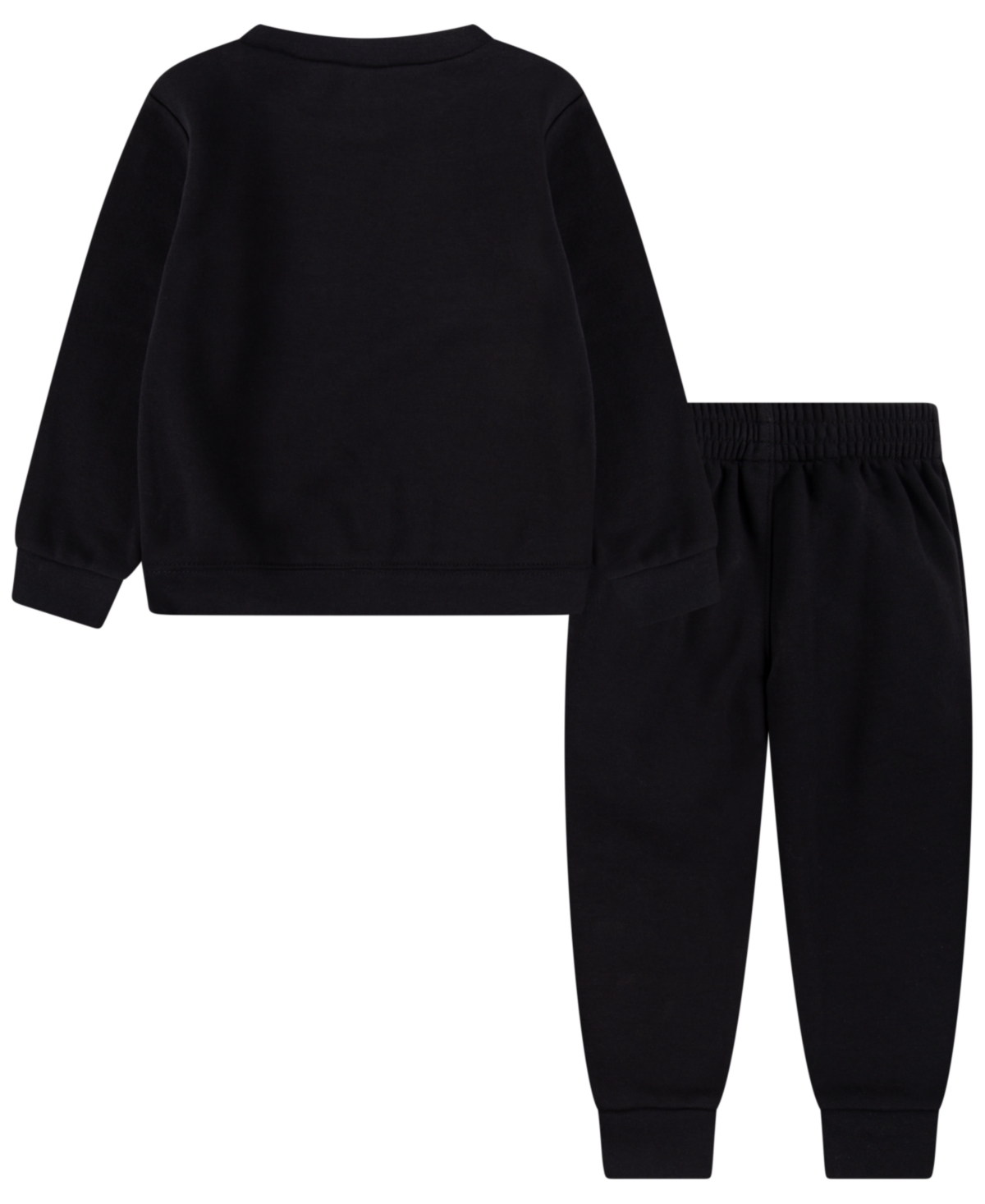Jordan Toddler Boys "see Me Shine" Crew And Pants 2-piece Set In Black