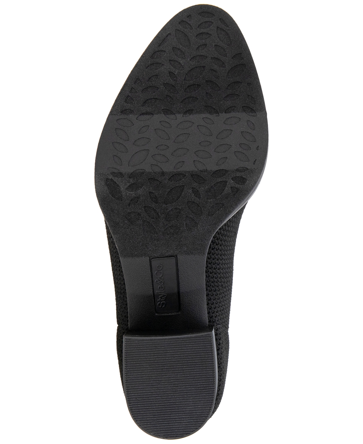 Shop Style & Co Women's Grantt Flyknit Booties, Created For Macy's In Black Knit