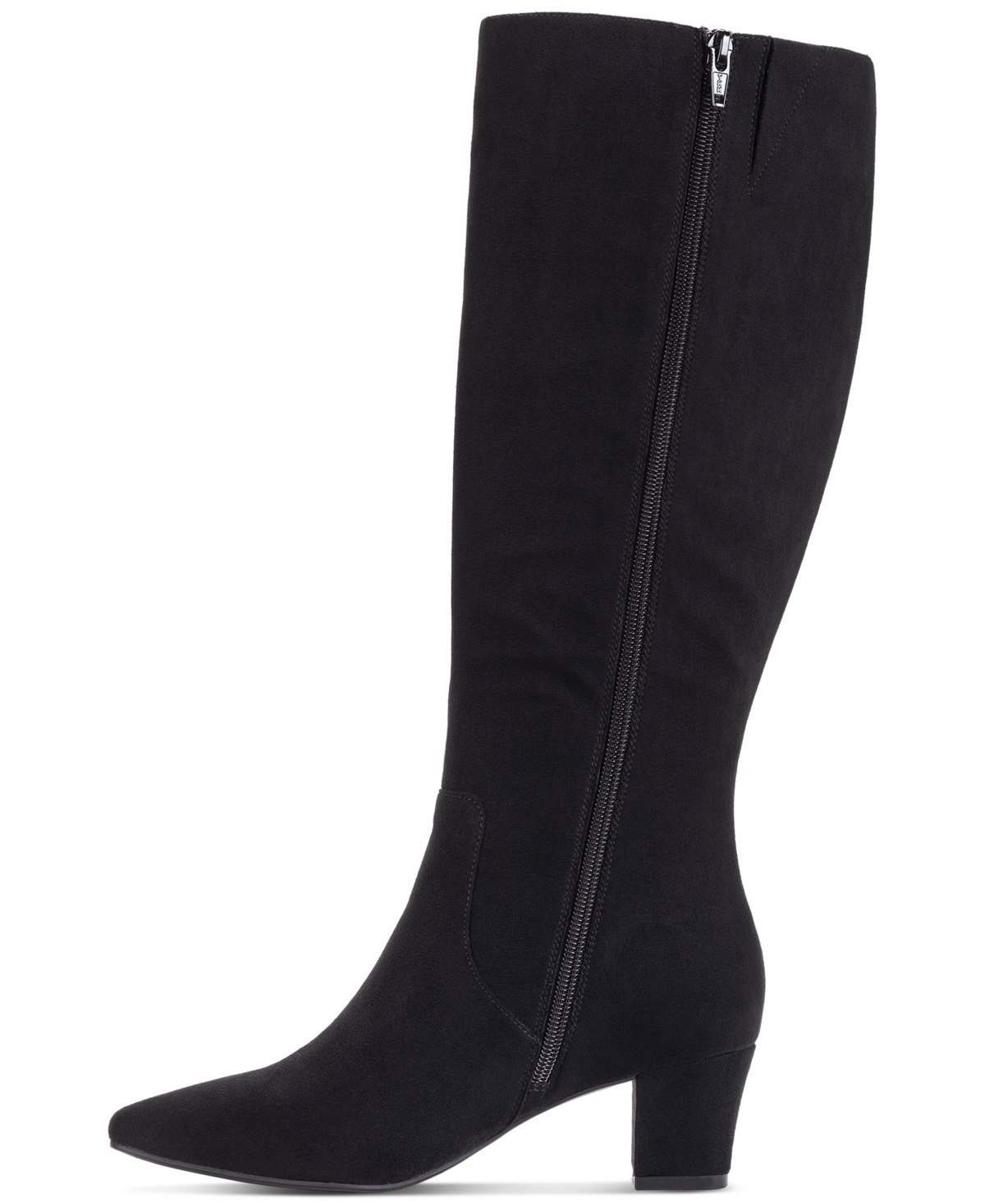 Style & Co Women's Lyyric Snip Toe Boots, Created For Macy's In Black Mc