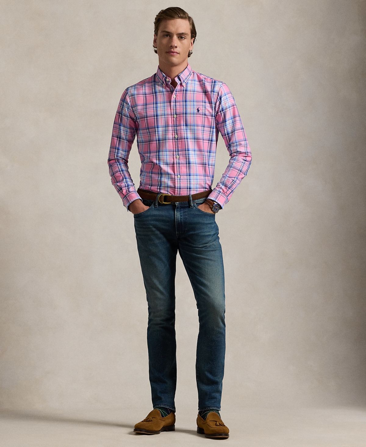 Polo Ralph Lauren Men's Classic-Fit Performance Oxford Shirt