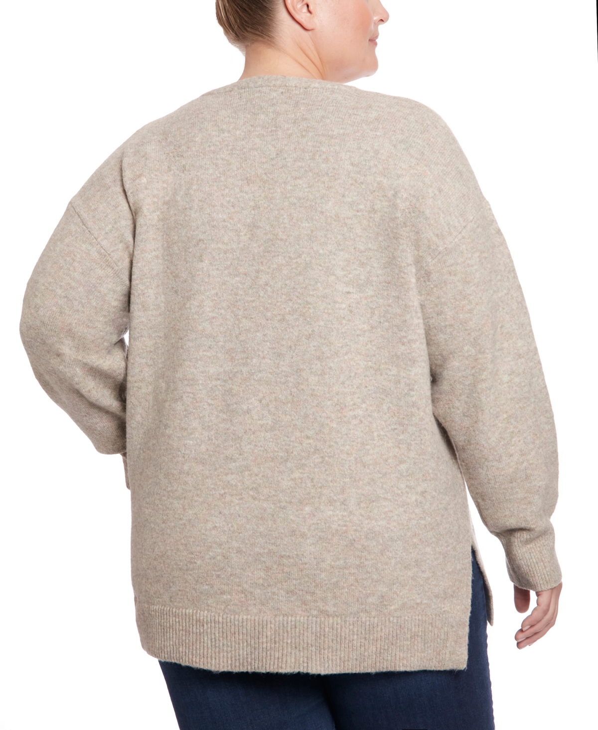 Joseph A Plus Size V-Neck Pullover Sweater