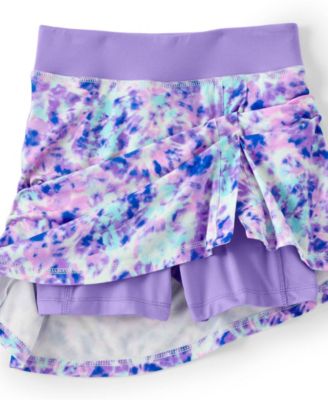 Girls Split Hem Active Skort
