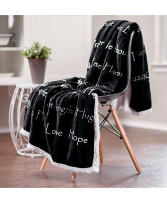 Premium Sympathy Warm Hugs Gift Comfort Blanket, Throw