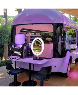 Portable Soft Sided Makeup Backpack Travel Barber Cosmetic Storage Organizer Travel with Removable Pouch for Makeup Artist Hairstylist, Purple