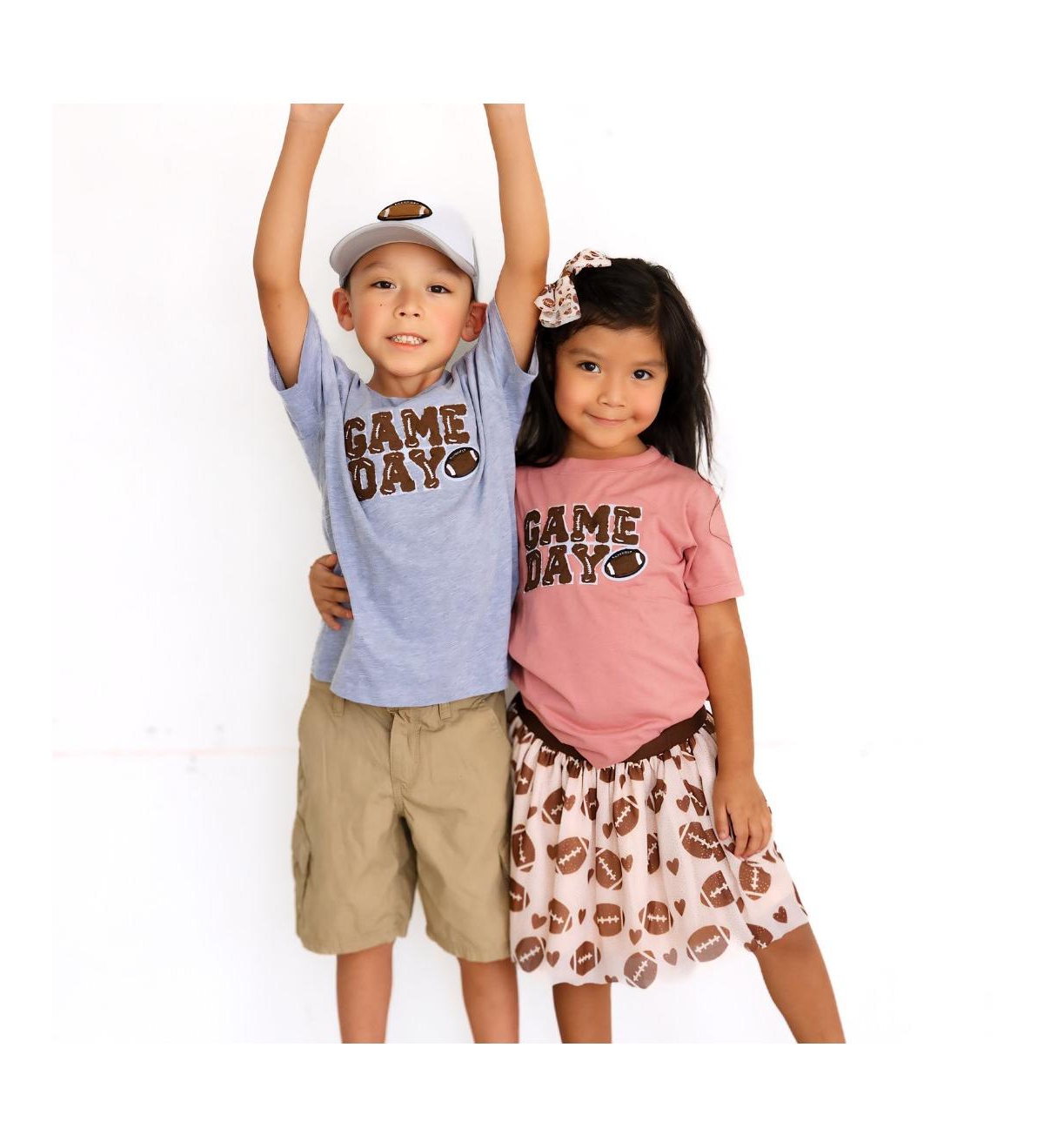 Sweet Wink Toddler Boys Game Day Patch Short Sleeve T-Shirt