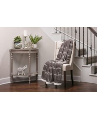 Sympathy Gift Throw Blanket Cozy Comfort for Healing, Support & Positive Energy. Perfect for Get Well, Chemo, Surgery & More.