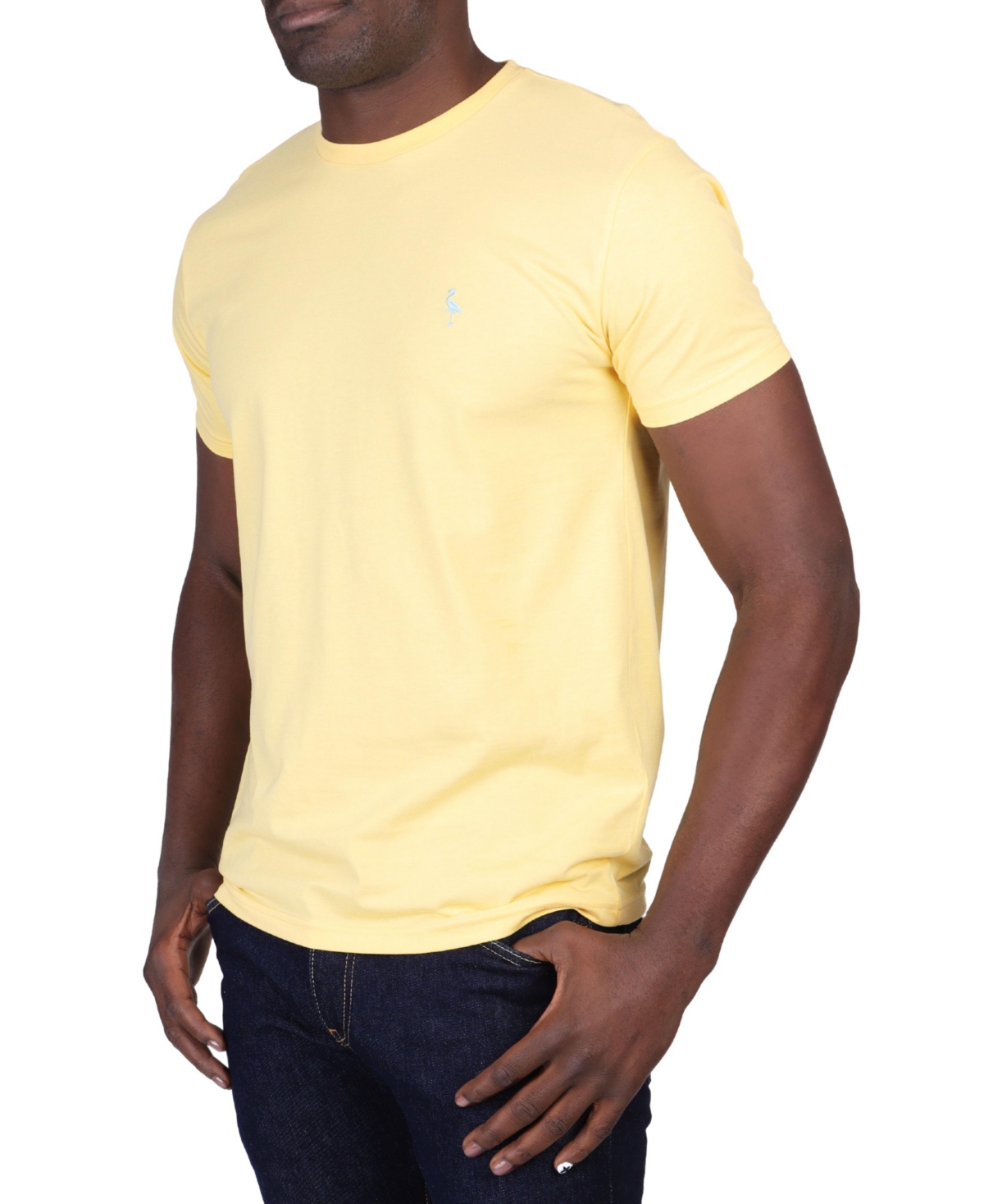 Men's The Classic Cotton Crew Neck Tee - Banana yellow