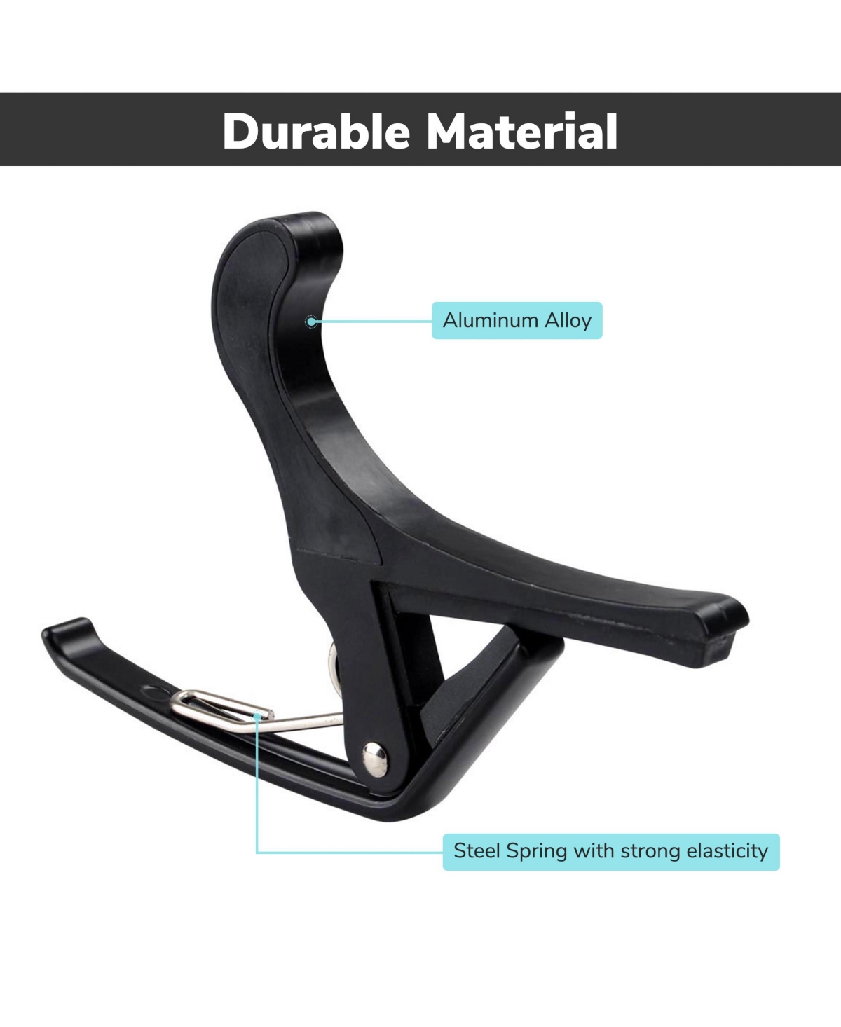 Yescom Guitar Capo Tune Clamp Accessories for Acoustic Electric Guitar Ukulele 2 Packs