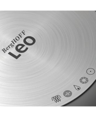 Leo 11" Nonstick Grill Pan, Grey