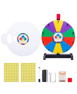 12" Spinning Wheel Math Game Kids Teaching Aid Elementary School Home